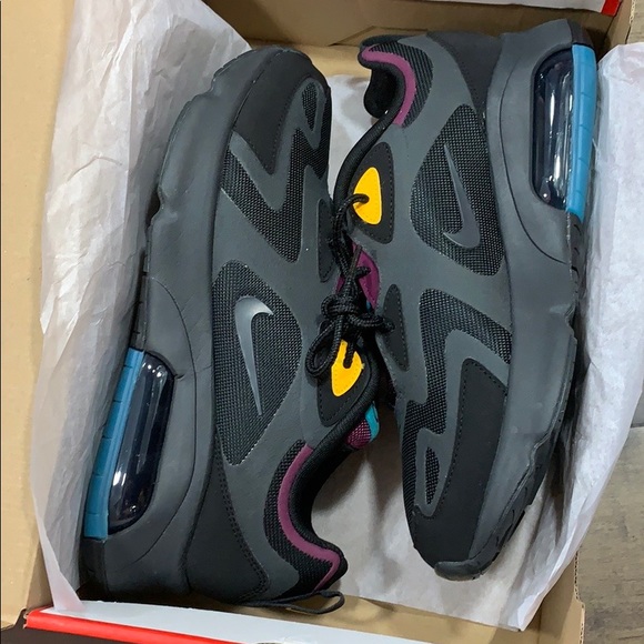 NIKE AIR MAX 200 Bl/Anthracite-Bordeaux - Picture 2 of 16